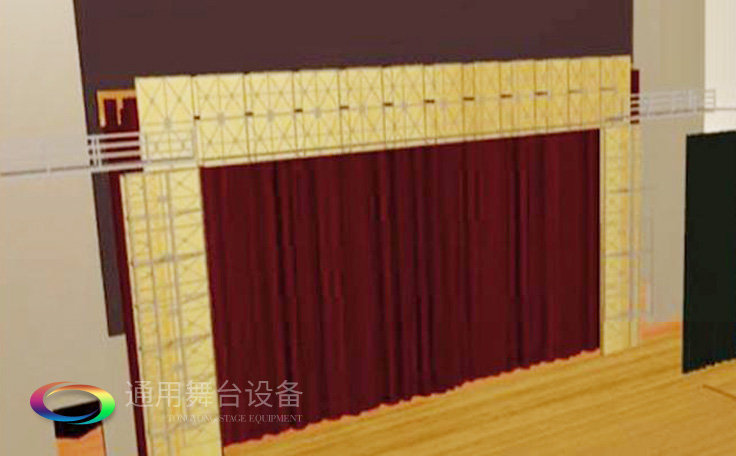 防火隔離幕Safety curtain——舞臺(tái)、觀眾廳分隔 阻斷火源及有害煙氣的擴(kuò)散