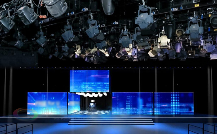 曲靖電視臺1號演播廳升級改造完成 通用舞臺設備助力打造現代化演播空間